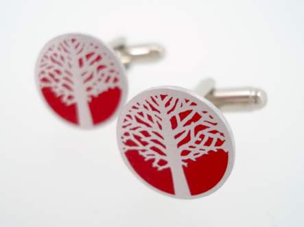 red elm tree pictures. Elm Tree Cufflinks - Red